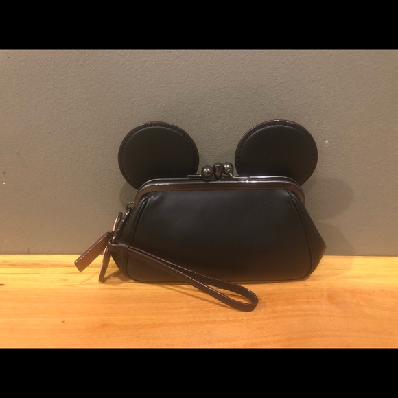 Like New Coach Minnie Mouse Ears Clutch!! - Picture 2 of 8